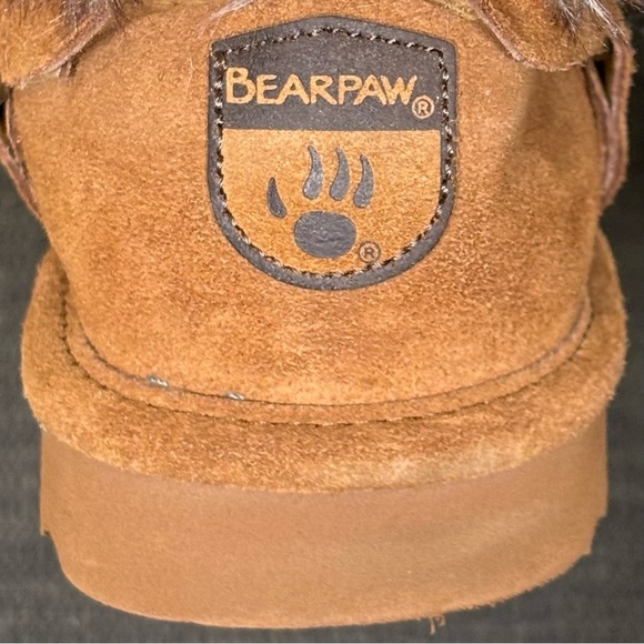 Bearpaw Konnie Winter Booties Ankle Boots Shoes-Brown-Suede-Women Size 6 - Picture 6 of 11